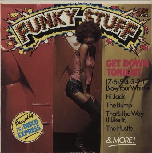 The Disco Express Funky Stuff (Get Down Tonight) vinyl LP album (LP record) UK YMNLPFU686522
