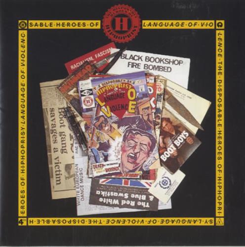 The Disposable Heroes Of Hiphoprisy Language Of Violence CD single (CD5 / 5") UK DHHC5LA275179