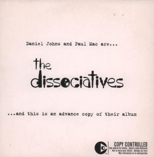 The Dissociatives The Dissociatives CD album (CDLP) UK DI1CDTH663603