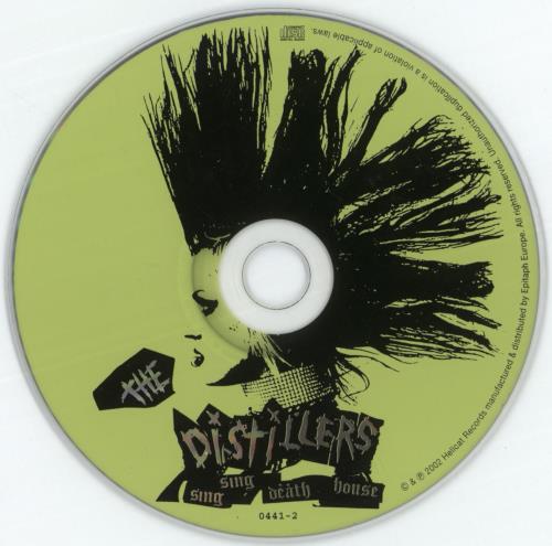The Distillers Sing Sing Death House CD album (CDLP) UK 5DSCDSI260203