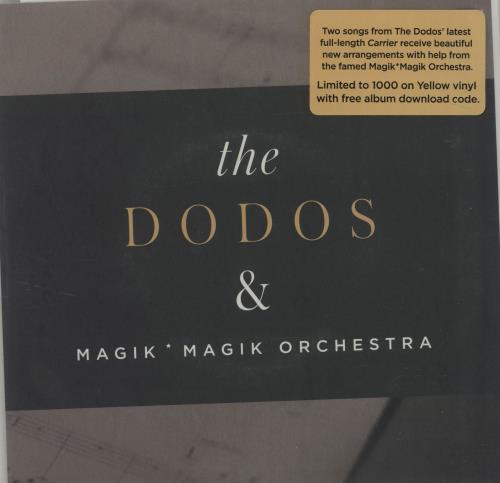 The Dodos Substance / The Ocean - RSD14 - Orange Vinyl 7" vinyl single (7 inch record / 45) US T7207SU683225