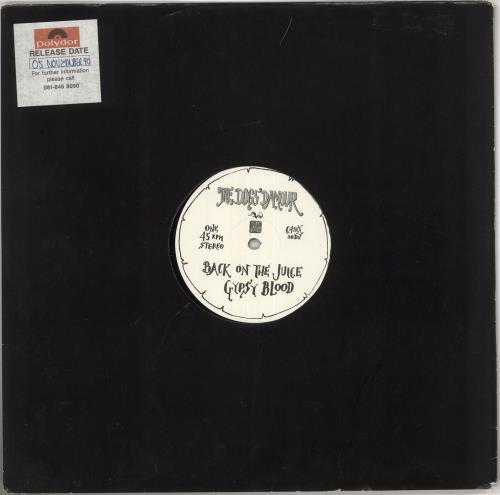The Dogs D'Amour Back On The Juice 12" vinyl single (12 inch record / Maxi-single) UK DOG12BA741126