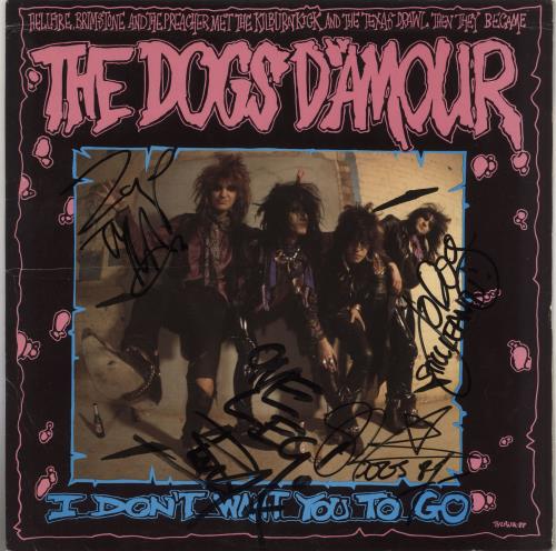 The Dogs D'Amour I Don't Want You To Go 12" vinyl single (12 inch record / Maxi-single) UK DOG12ID741143