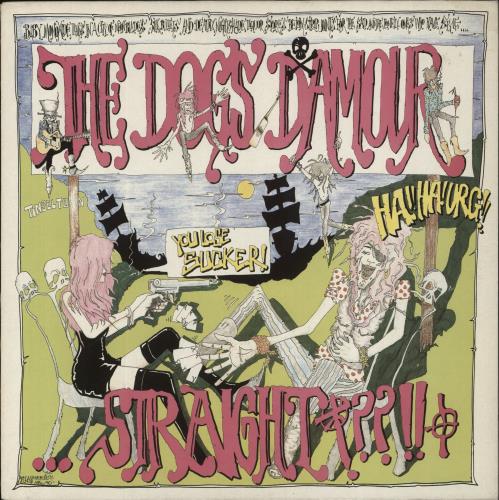 The Dogs D'Amour Straight vinyl LP album (LP record) UK DOGLPST500485