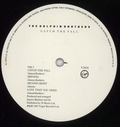 The Dolphin Brothers Catch The Fall - Matt Sleeve - EX vinyl LP album (LP record) UK DLPLPCA865518