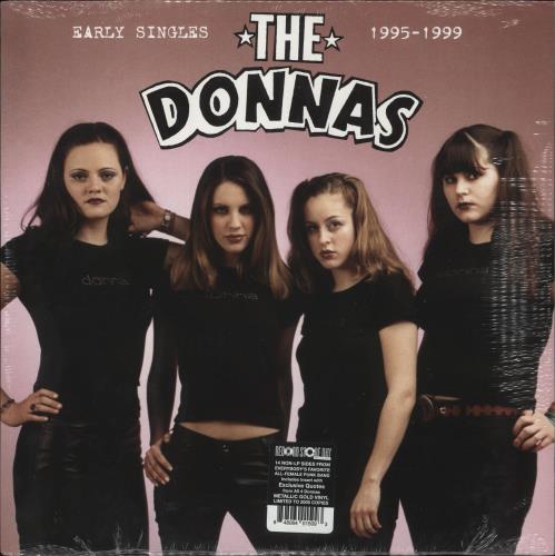 The Donnas Early Singles 1995-1999 - Gold Vinyl - RSD - Sealed vinyl LP album (LP record) UK T/DLPEA864456