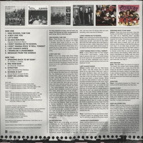 The Donnas Early Singles 1995-1999 - Gold Vinyl - RSD - Sealed vinyl LP album (LP record) UK T/DLPEA864456