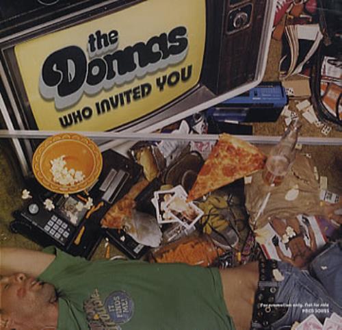 The Donnas Who Invited You CD single (CD5 / 5") US T/DC5WH358912