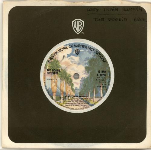 The Doobie Brothers Long Train Runnin' - solid 7" vinyl single (7 inch record / 45) UK DOO07LO688531