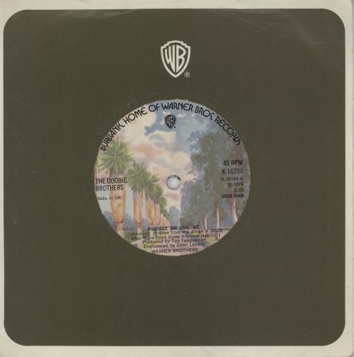 The Doobie Brothers Pursuit On 53rd. St. 7" vinyl single (7 inch record / 45) UK DOO07PU750586
