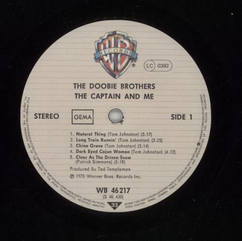 The Doobie Brothers The Captain And Me vinyl LP album (LP record) German DOOLPTH346965