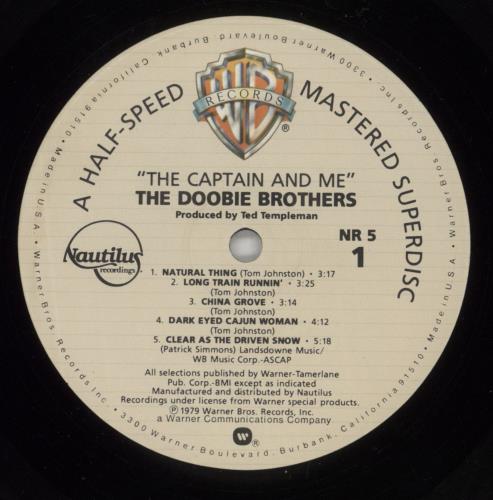 The Doobie Brothers The Captain And Me vinyl LP album (LP record) US DOOLPTH404113