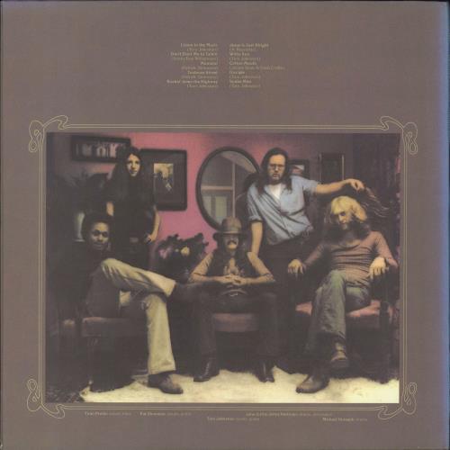 The Doobie Brothers Toulouse Street - 1st vinyl LP album (LP record) US DOOLPTO798312