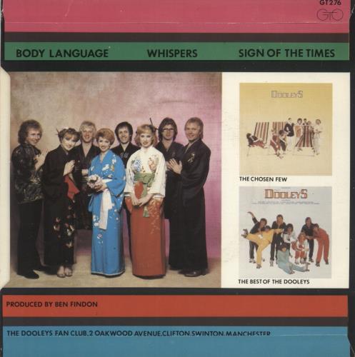 The Dooleys Body Language 7" vinyl single (7 inch record / 45) UK D/Y07BO586101