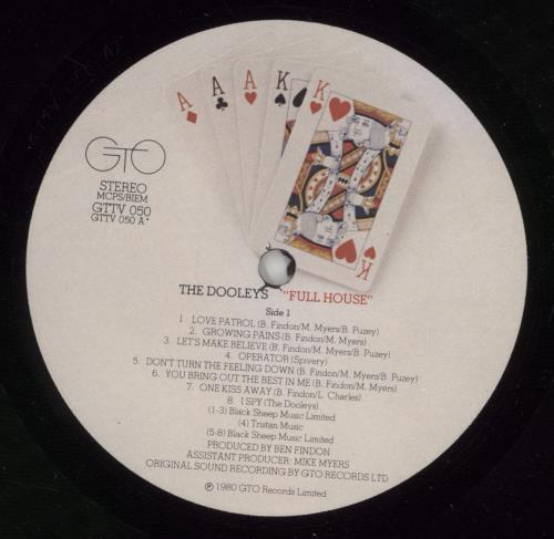 The Dooleys Full House vinyl LP album (LP record) UK D/YLPFU866512