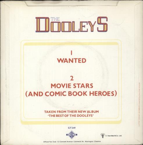 The Dooleys Wanted 7" vinyl single (7 inch record / 45) UK D/Y07WA582519