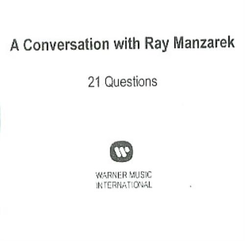 The Doors A Conversation With Ray Manzarek CD-R acetate UK DORCRAC186954