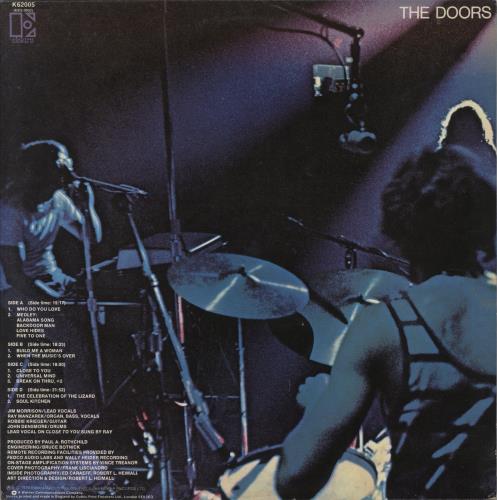 The Doors Absolutely Live - Butterfly Label 2-LP vinyl record set (Double LP Album) UK DOR2LAB333500