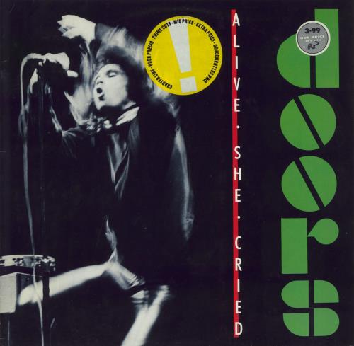 The Doors Alive She Cried- Prime Cuts vinyl LP album (LP record) German DORLPAL805935