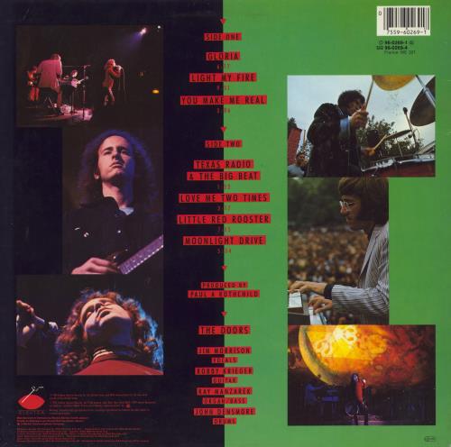 The Doors Alive She Cried- Prime Cuts vinyl LP album (LP record) German DORLPAL805935