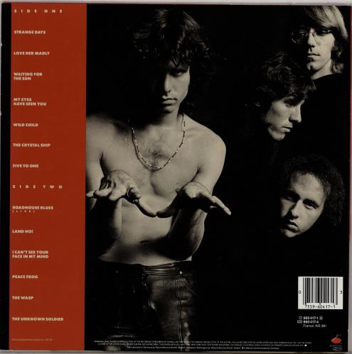 The Doors Classics vinyl LP album (LP record) Irish DORLPCL764935
