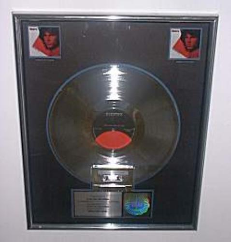 The Doors Greatest Hits award disc US DORAWGR160002