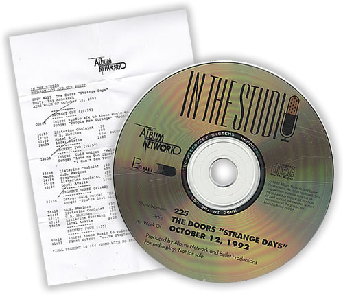The Doors In The Studio - Strange Days CD album (CDLP) US DORCDIN154374