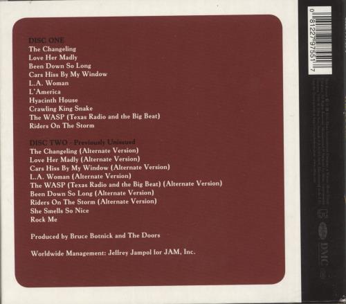 The Doors L.A. Woman - 40th Anniversary Edition 2 CD album set (Double CD) UK DOR2CLA867007
