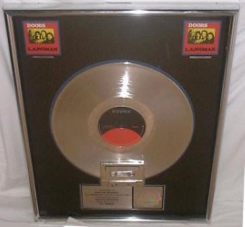 The Doors LA Woman award disc US DORAWLA162044