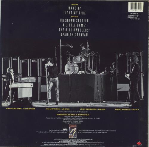 The Doors Live At The Hollywood Bowl vinyl LP album (LP record) UK DORLPLI515866