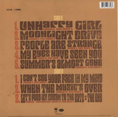 The Doors Live At The Matrix Part 2 - RSD18 vinyl LP album (LP record) UK DORLPLI808670