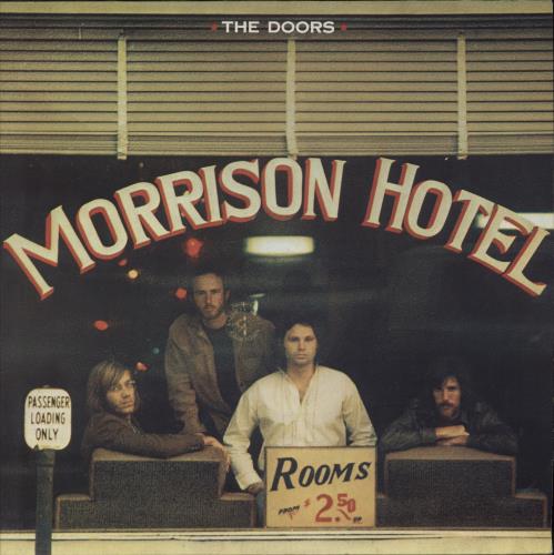 The Doors Morrison Hotel - grey label vinyl LP album (LP record) German DORLPMO697169