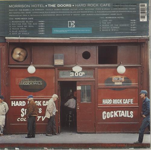 The Doors Morrison Hotel - red label vinyl LP album (LP record) German DORLPMO210272