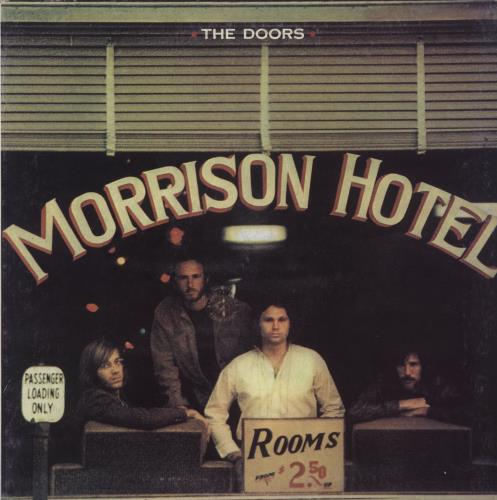 The Doors Morrison Hotel - red label vinyl LP album (LP record) Italian DORLPMO887803