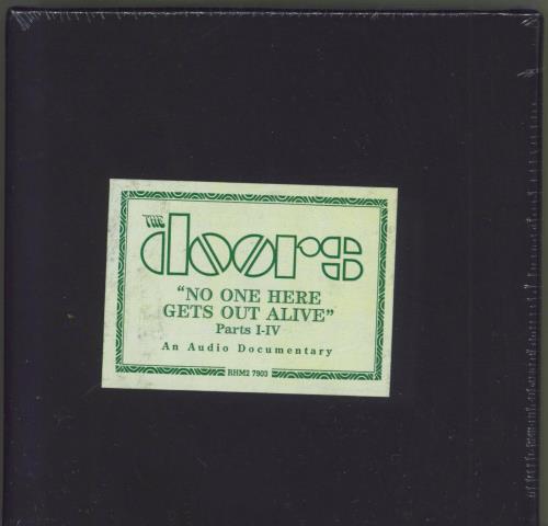 The Doors No One Here Gets Out Alive - Parts I-IV - sealed CD Album Box Set US DORDXNO788523