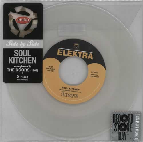 The Doors Soul Kitchen - RSD13 - Clear Vinyl 7" vinyl single (7 inch record / 45) UK DOR07SO583274