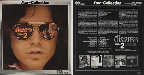 The Doors Star Collection Vol. 1 & 2 2-LP vinyl record set (Double LP Album) German DOR2LST326950