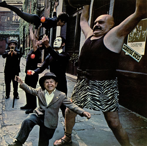 The Doors Strange Days - 2nd - misprint vinyl LP album (LP record) US DORLPST450074