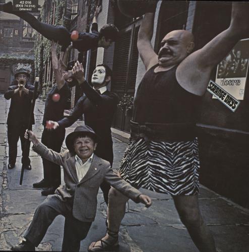 The Doors Strange Days - Red Label vinyl LP album (LP record) German DORLPST706654