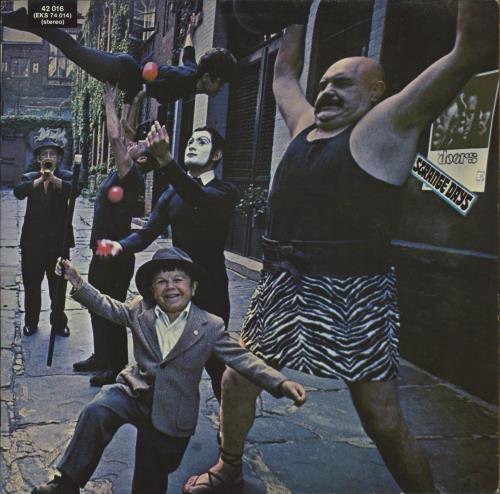 The Doors Strange Days - Red Label vinyl LP album (LP record) German DORLPST867055