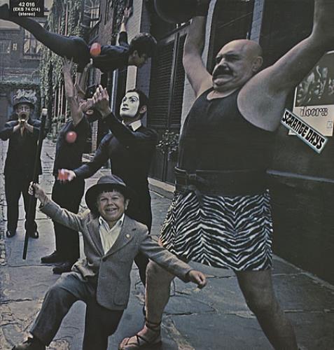 The Doors Strange Days vinyl LP album (LP record) German DORLPST232780