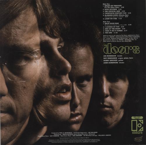 The Doors The Doors - 180gram vinyl LP album (LP record) UK DORLPTH887726