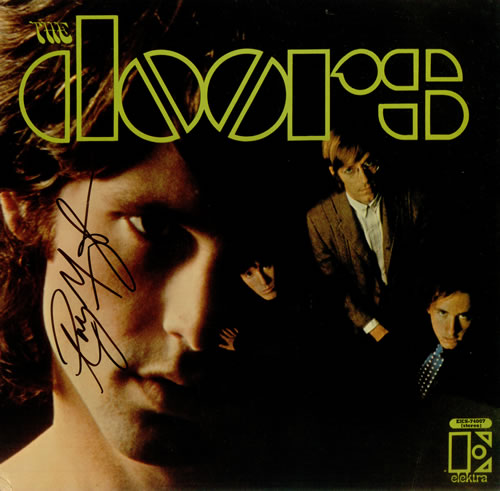 The Doors The Doors - Autographed vinyl LP album (LP record) UK DORLPTH451876