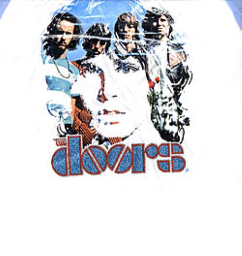 The Doors The Doors - blue sleeves - size M t-shirt US DORTSTH282257