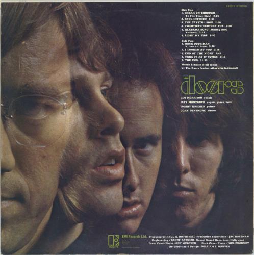 The Doors The Doors - Butterfly label - EX vinyl LP album (LP record) UK DORLPTH785657