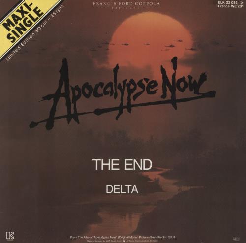 The Doors The End - Ex 12" vinyl single (12 inch record / Maxi-single) German DOR12TH846942