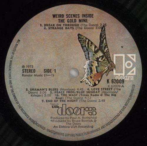The Doors Weird Scenes Inside The Gold Mine 2-LP vinyl record set (Double LP Album) UK DOR2LWE872300