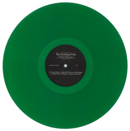 The Dowling Poole Bleak Strategies - Green Vinyl vinyl LP album (LP record) UK Y0JLPBL870070