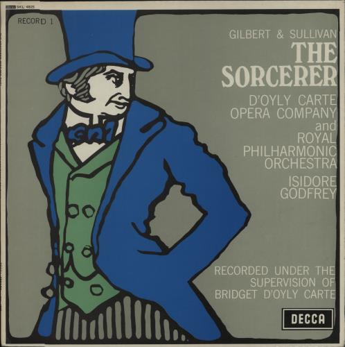 The D'Oyly Carte Opera Company The Sorcerer 2-LP vinyl record set (Double LP Album) UK 2EP2LTH679959
