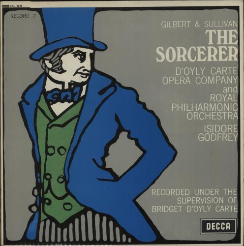 The D'Oyly Carte Opera Company The Sorcerer 2-LP vinyl record set (Double LP Album) UK 2EP2LTH679959